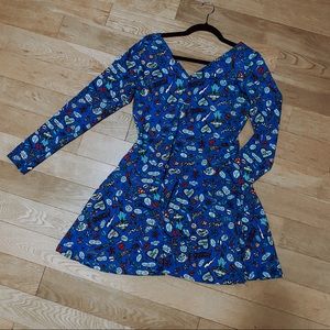 BETSEY JOHNSON comic strip skater dress